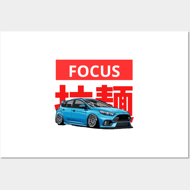 Ford Focus Wall Art by artoriaa